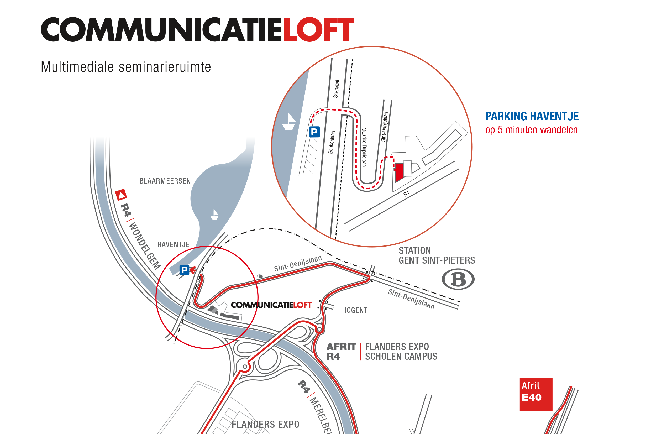 Routeplan haven (Communicatieloft)