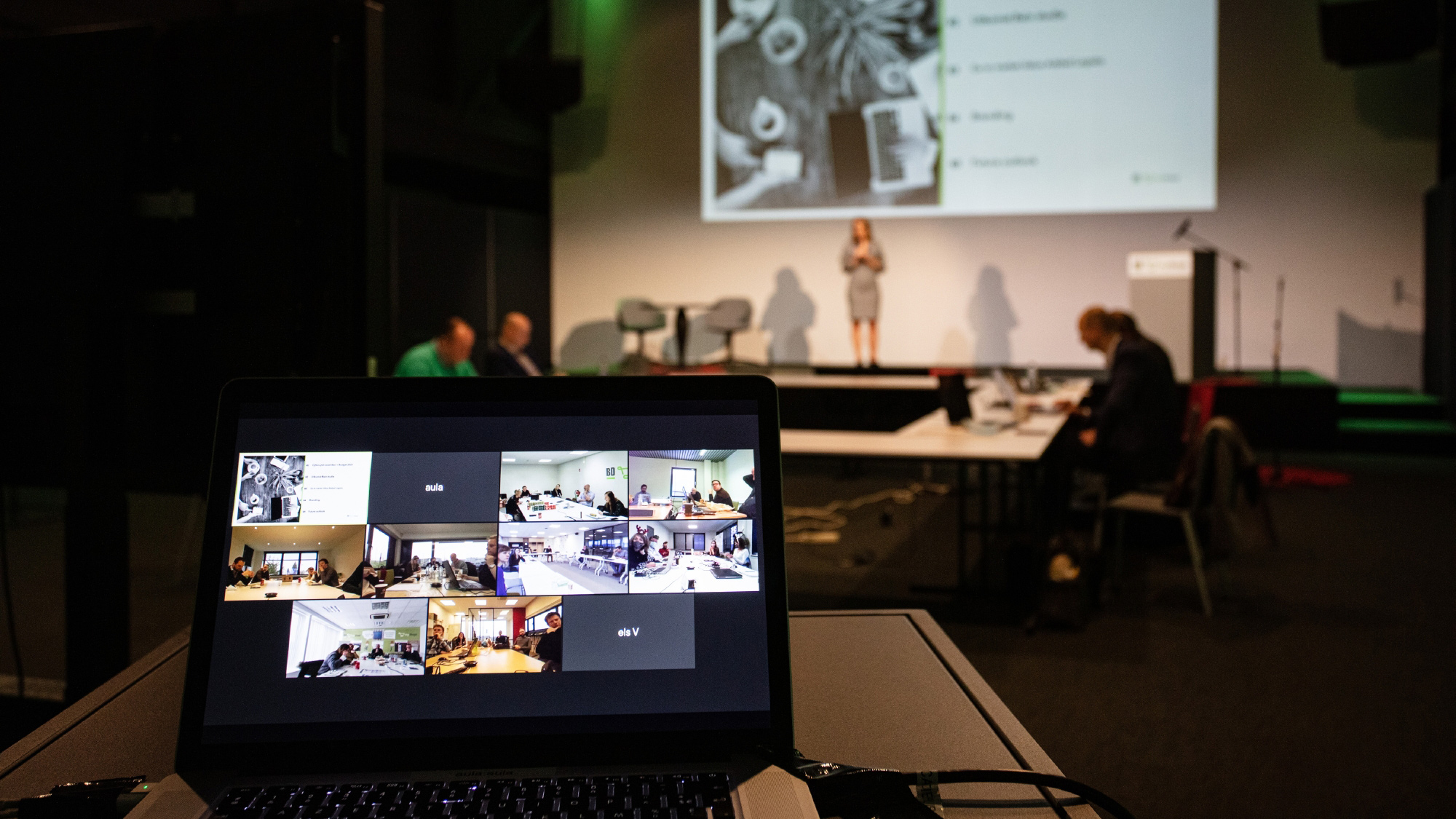 Techniek streaming in Aula4 - Locatie AuditoRium4 RodeBol Events