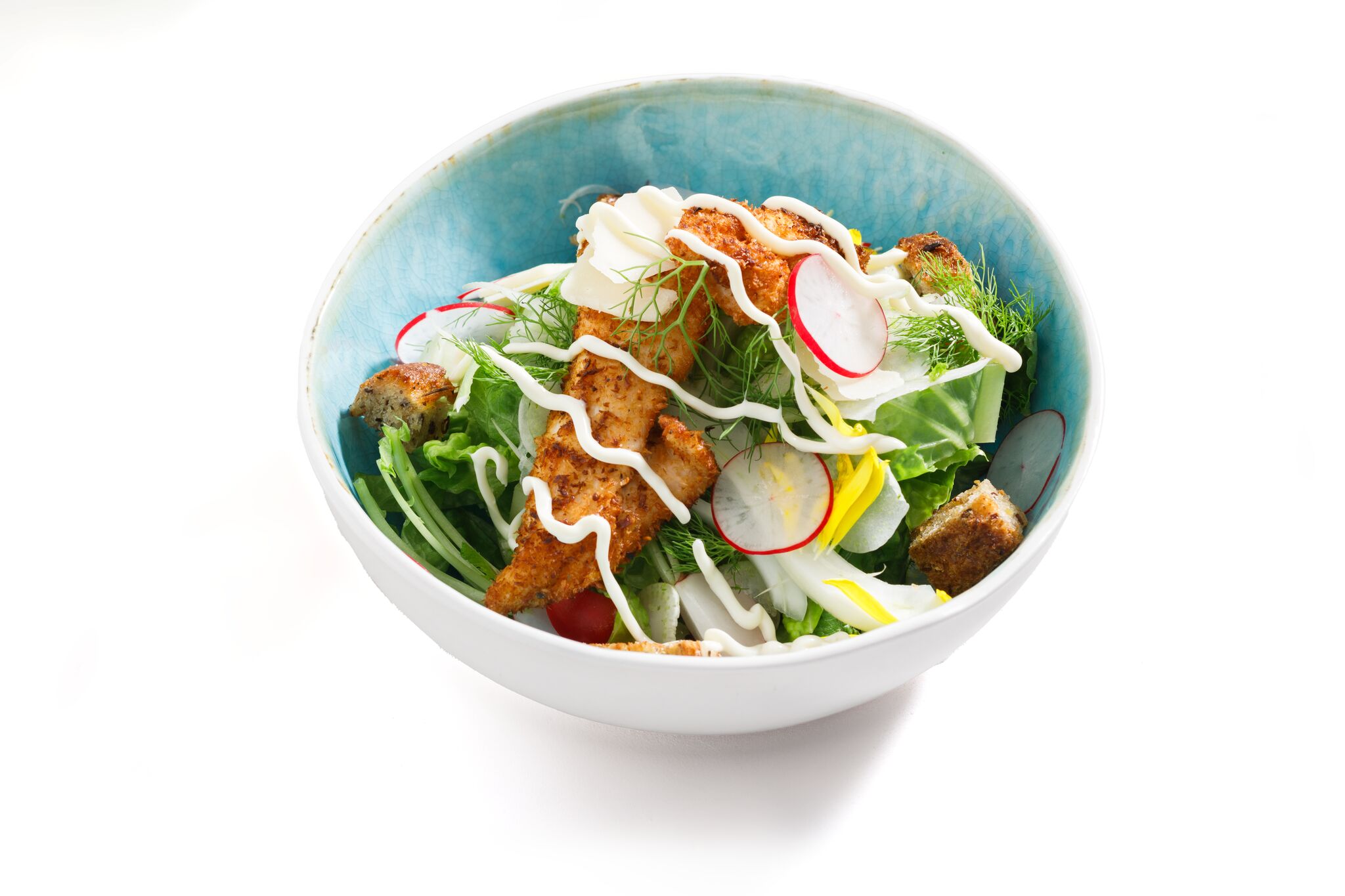 Culinair koude snelle lunch Romeinse salade - RodeBol Events